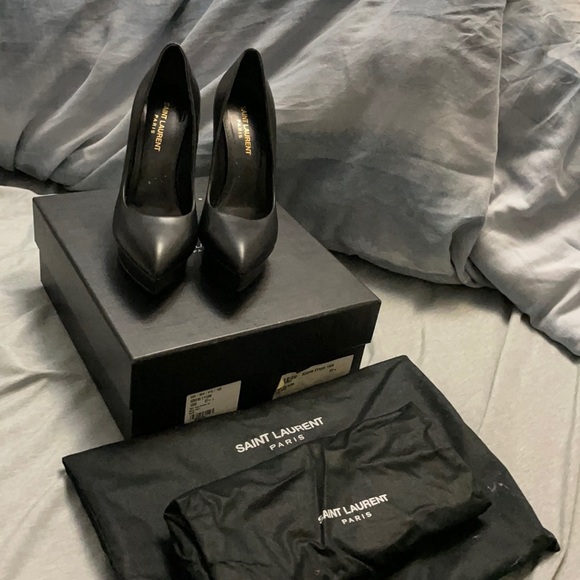 Yves Saint Laurent Shoes - Yves Saint Laurent Janis 105 Pump Seta Calf Nero